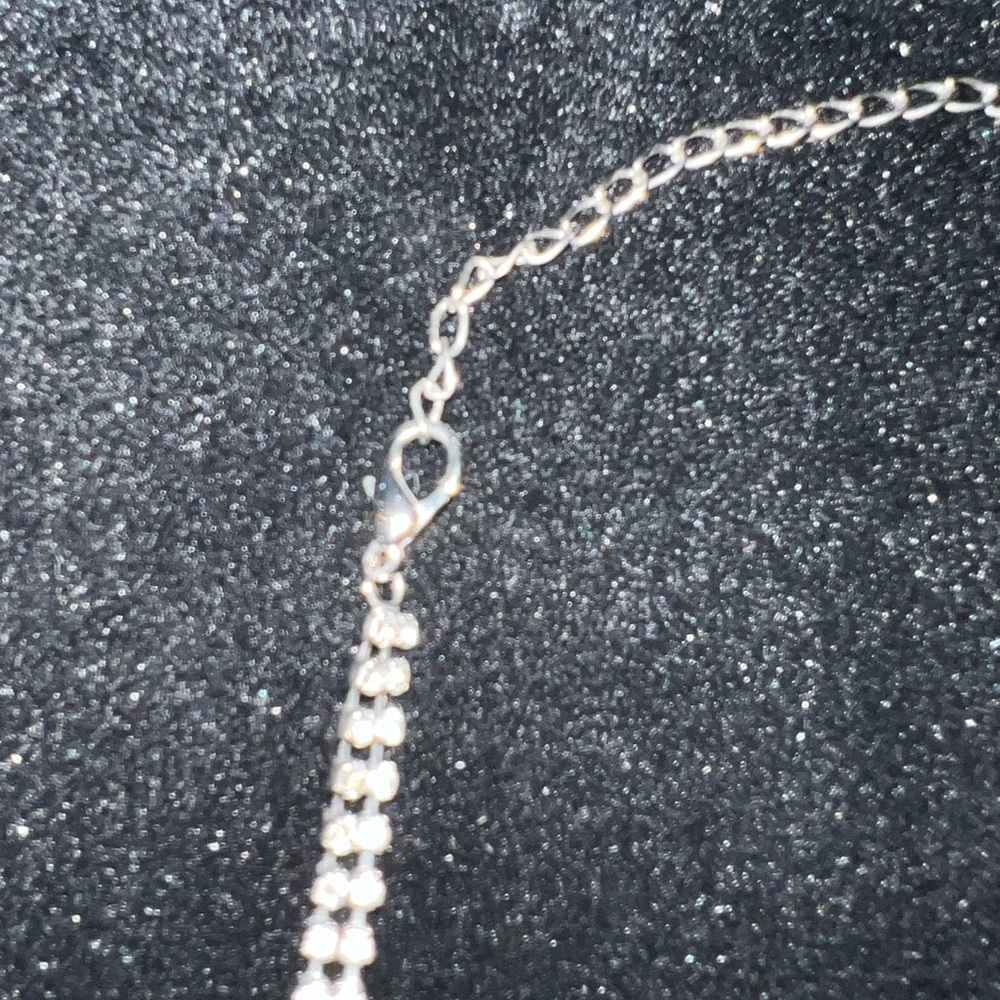 Necklace Looped Rhinestone Statement - Picture 6 of 9